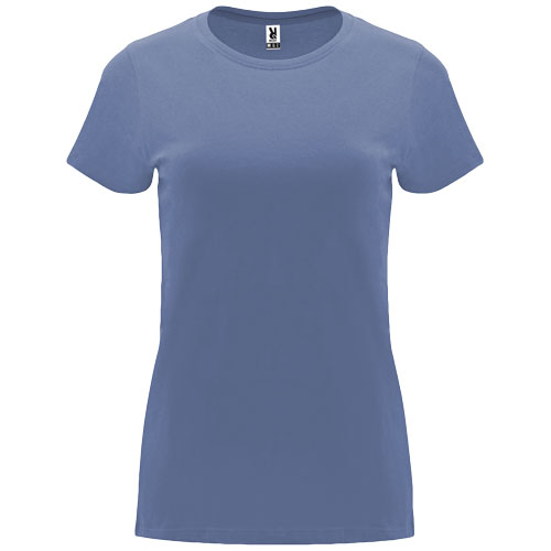 T-shirt Femme en coton 170gr à personnaliser Capri ROLY Blue Denim